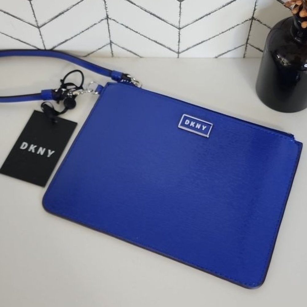 DKNY Gigi Leather Wristlet